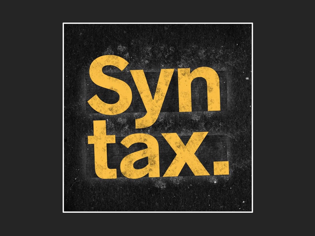 Syntax FM podcast cover